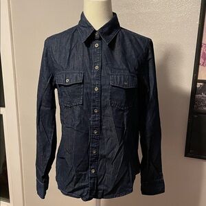 Banana Republic women’s Dark Rinse Denim Shirt